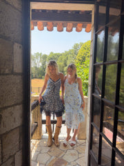 שמלה מרשת בהדפס פרחוני מידי – כחול – מידה ⁨m⁩ – ⁨french summer drop⁩
