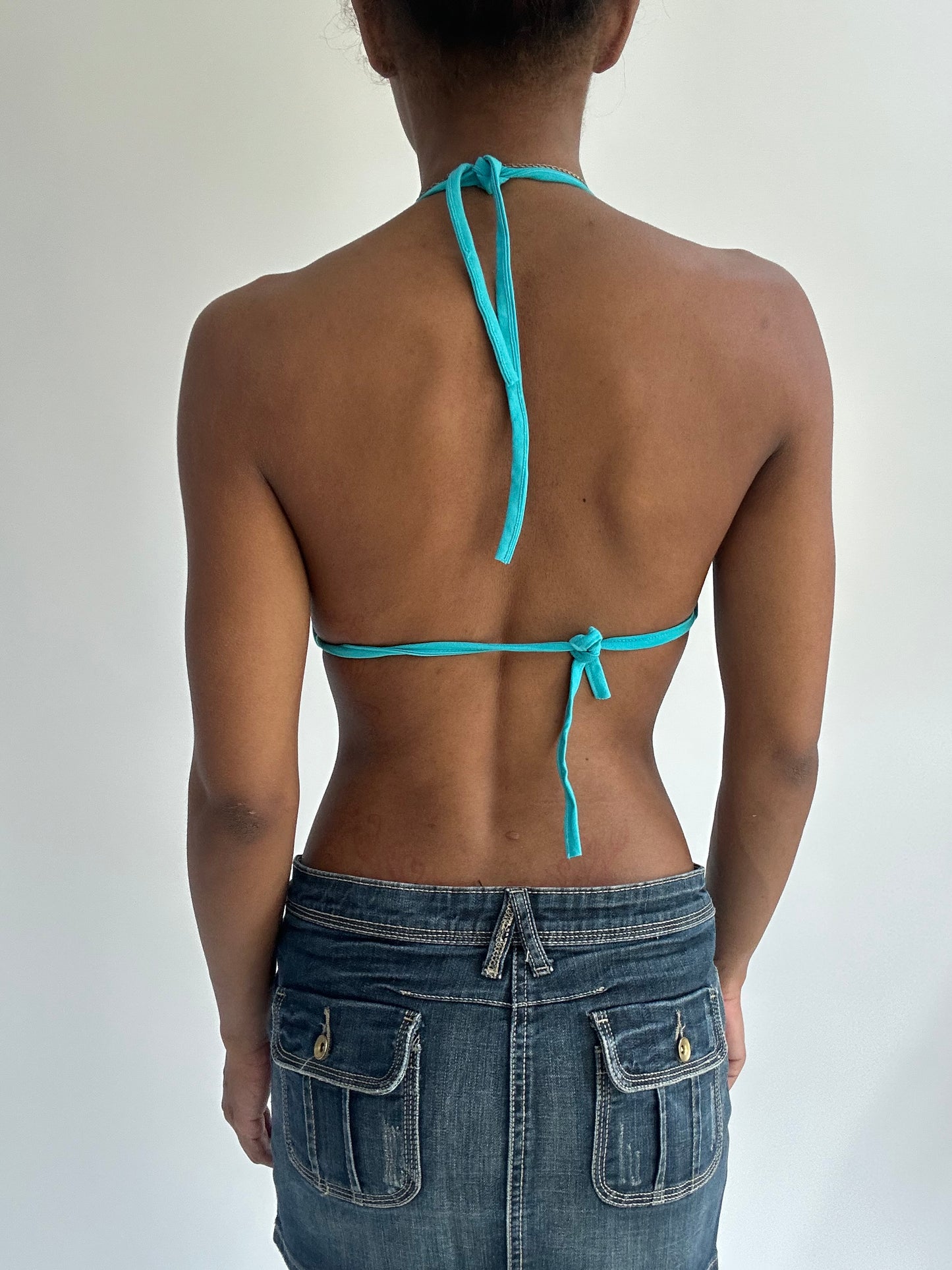 summermaxxing drop | small blue bikini top