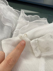 #425 SAMPLE SALE | extra small white natalia top