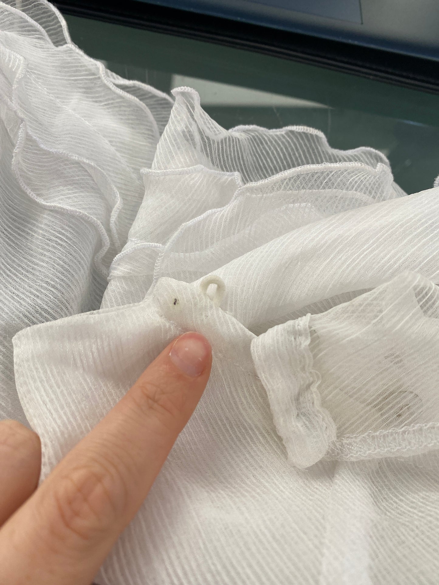#425 SAMPLE SALE | extra small white natalia top