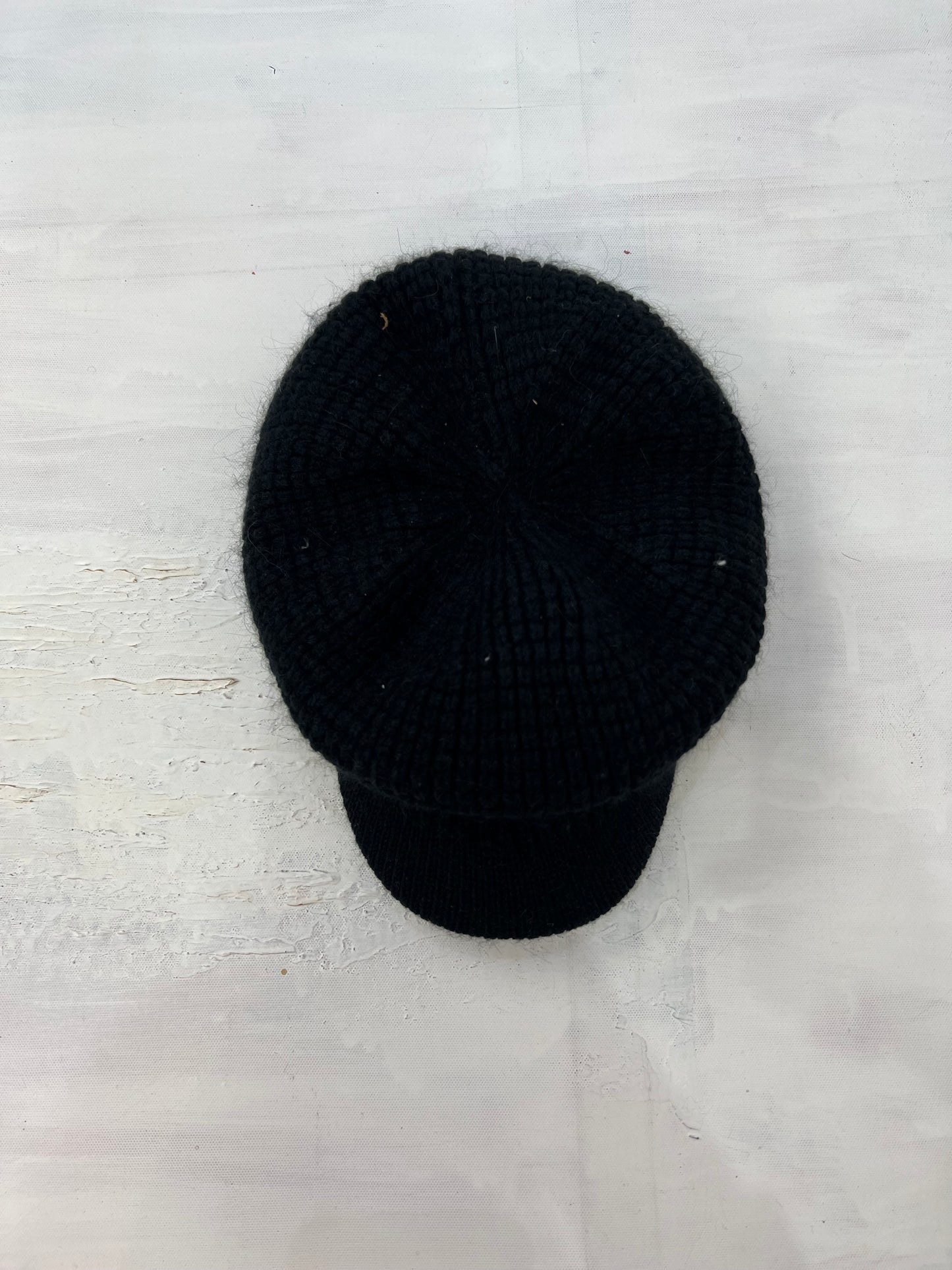 vintage edit ten | black knitted cap hat
