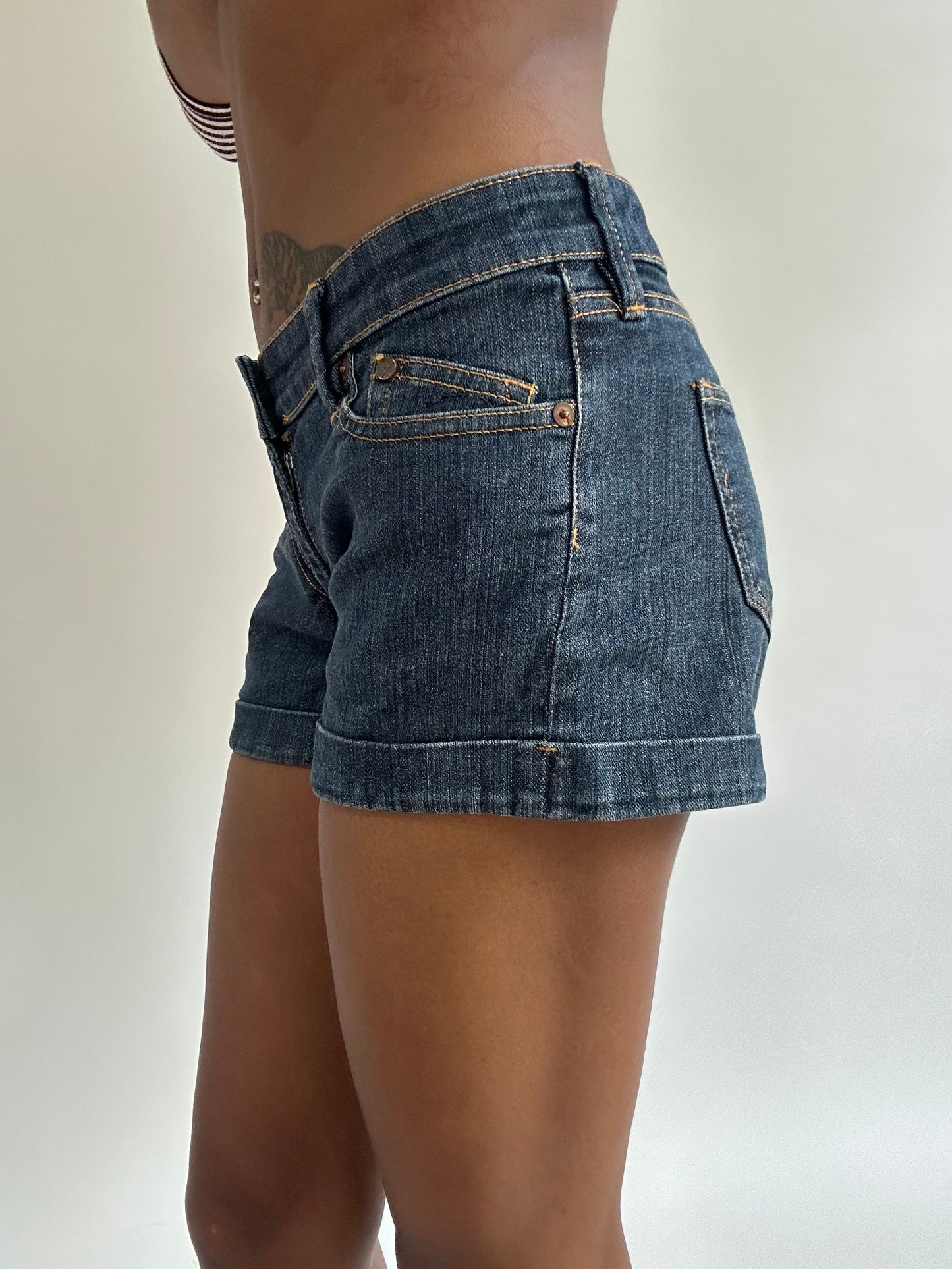 BEST PICKS | extra small blue denim mini shorts