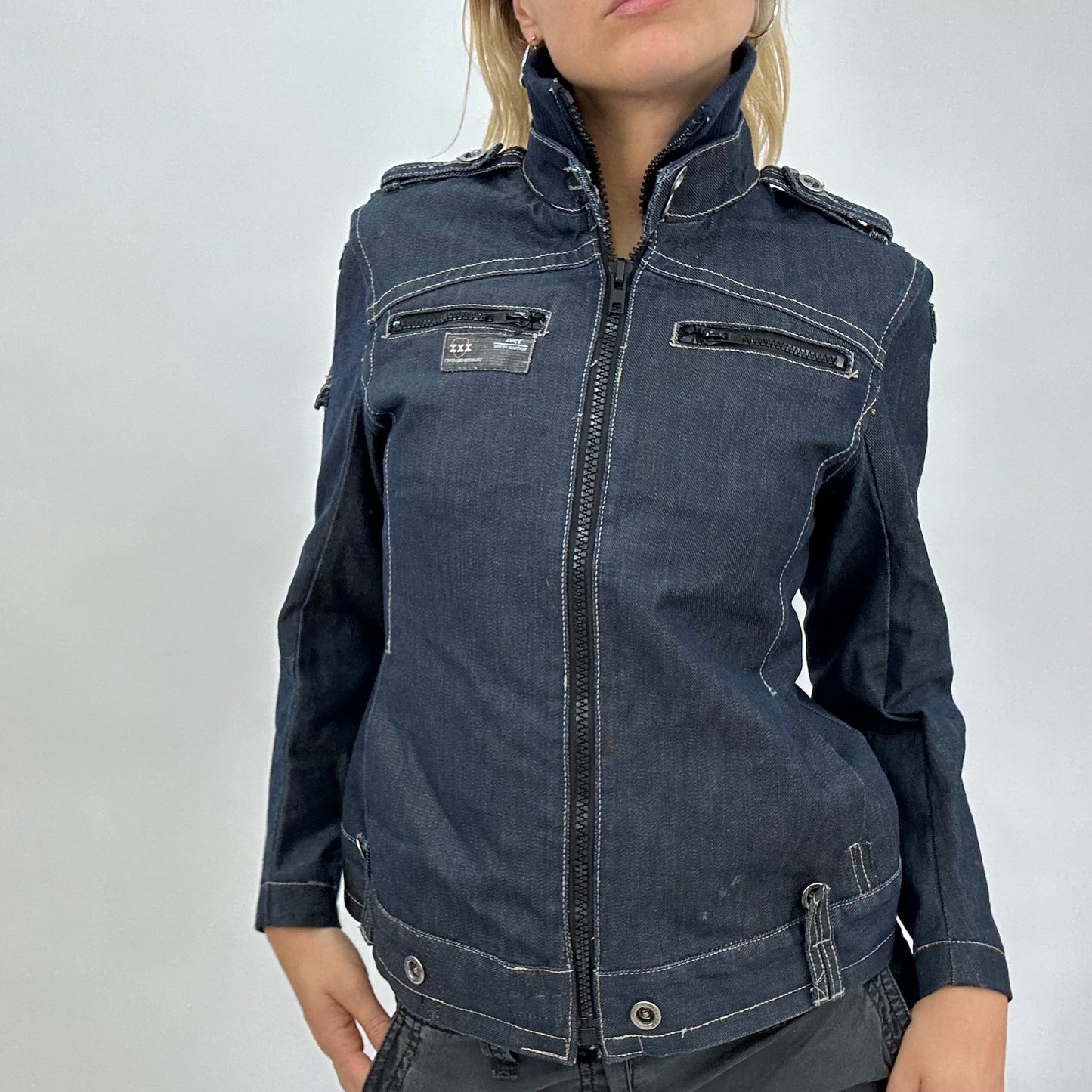 BEST PICKS | medium denim biker style jacket