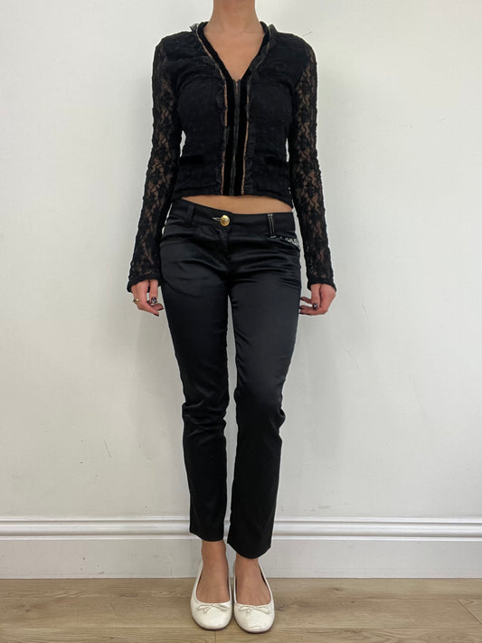 💻 DATE NIGHT | small black killah satin style trousers