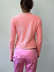 BEST PICKS | small pink diesel zip up long sleeve top