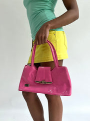 zara larsson drop | bolso de hombro de mini hebilla rosa