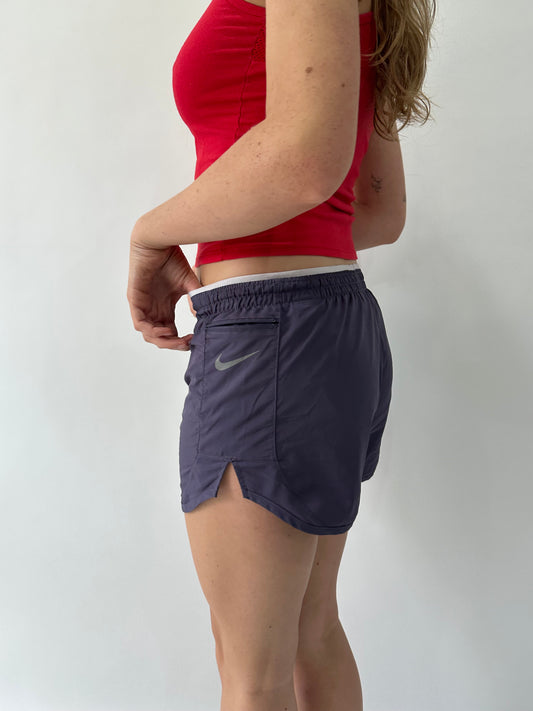 athleisure edit | small purple nike shorts