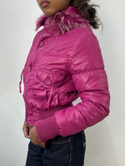 BEST PICKS | small pink zip up puffer jacket