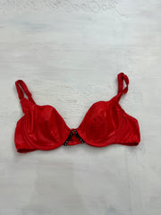 SUMMER SOLSTICE DROP | small red satin bra