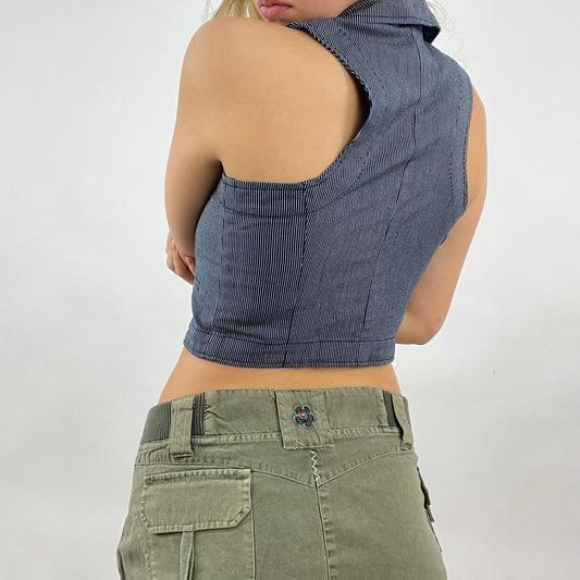 💚 💻 BEST PICKS | small blue orsay pinstripe waistcoat