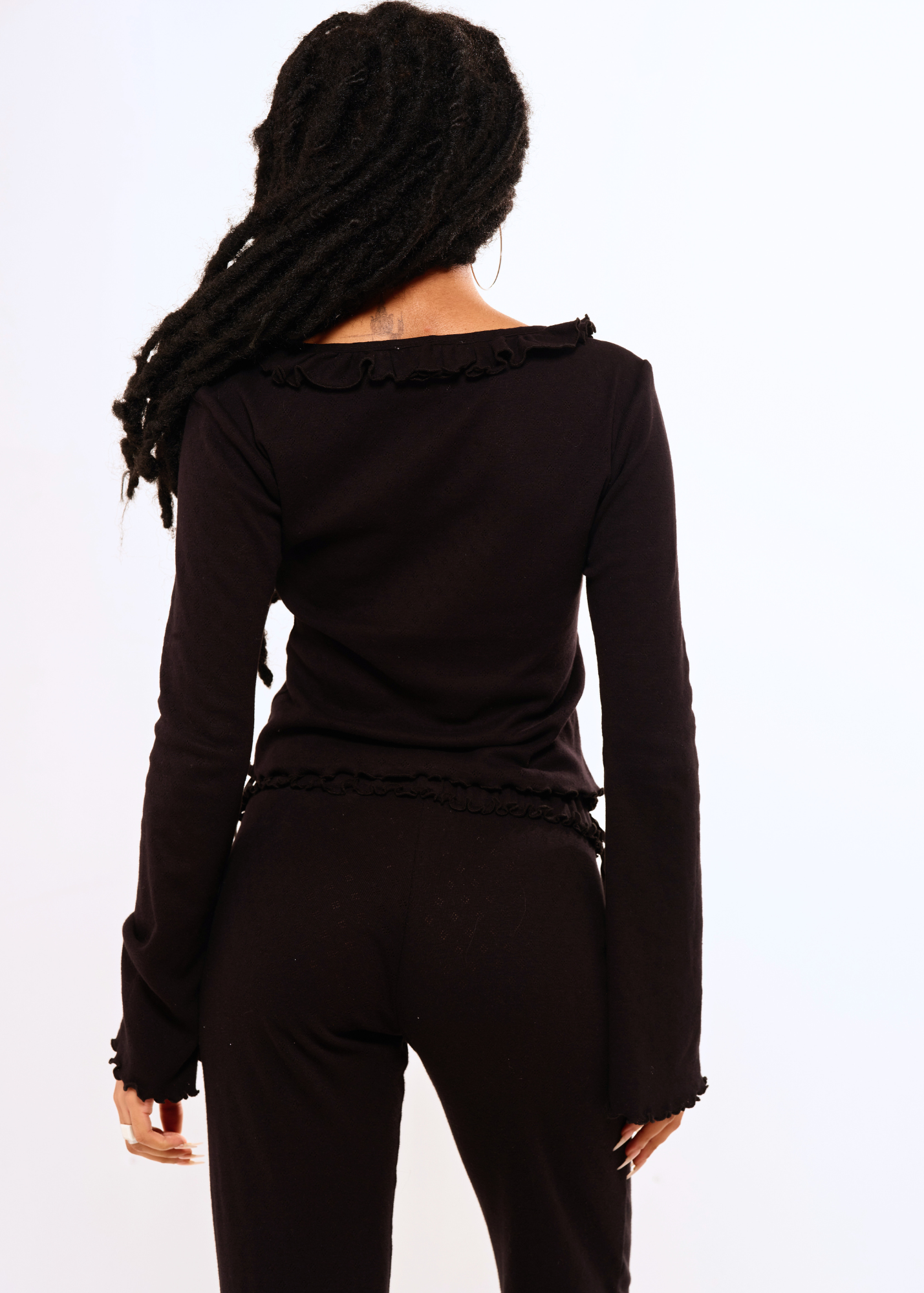 the matilda cardigan in black