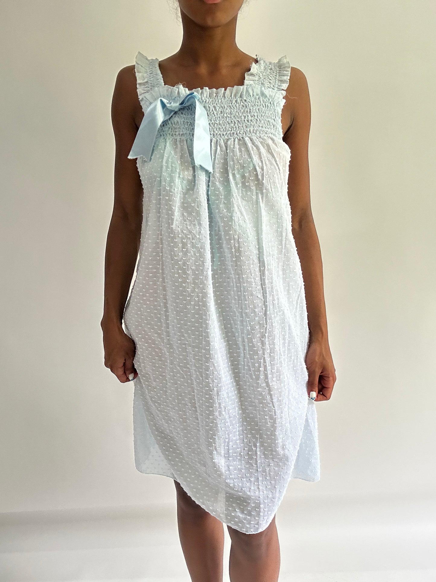 sailor drop | small light blue lingerie dress