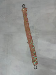 ‼️vintage edit: halloween | pink sequin belt with silver loop hardware
