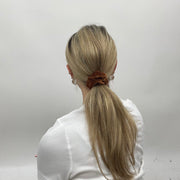 💻⭐️ | dunkelbrauner brauner Samt Scrunchie