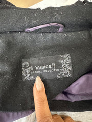 BEST PICKS | medium black yessica pea coat jacket