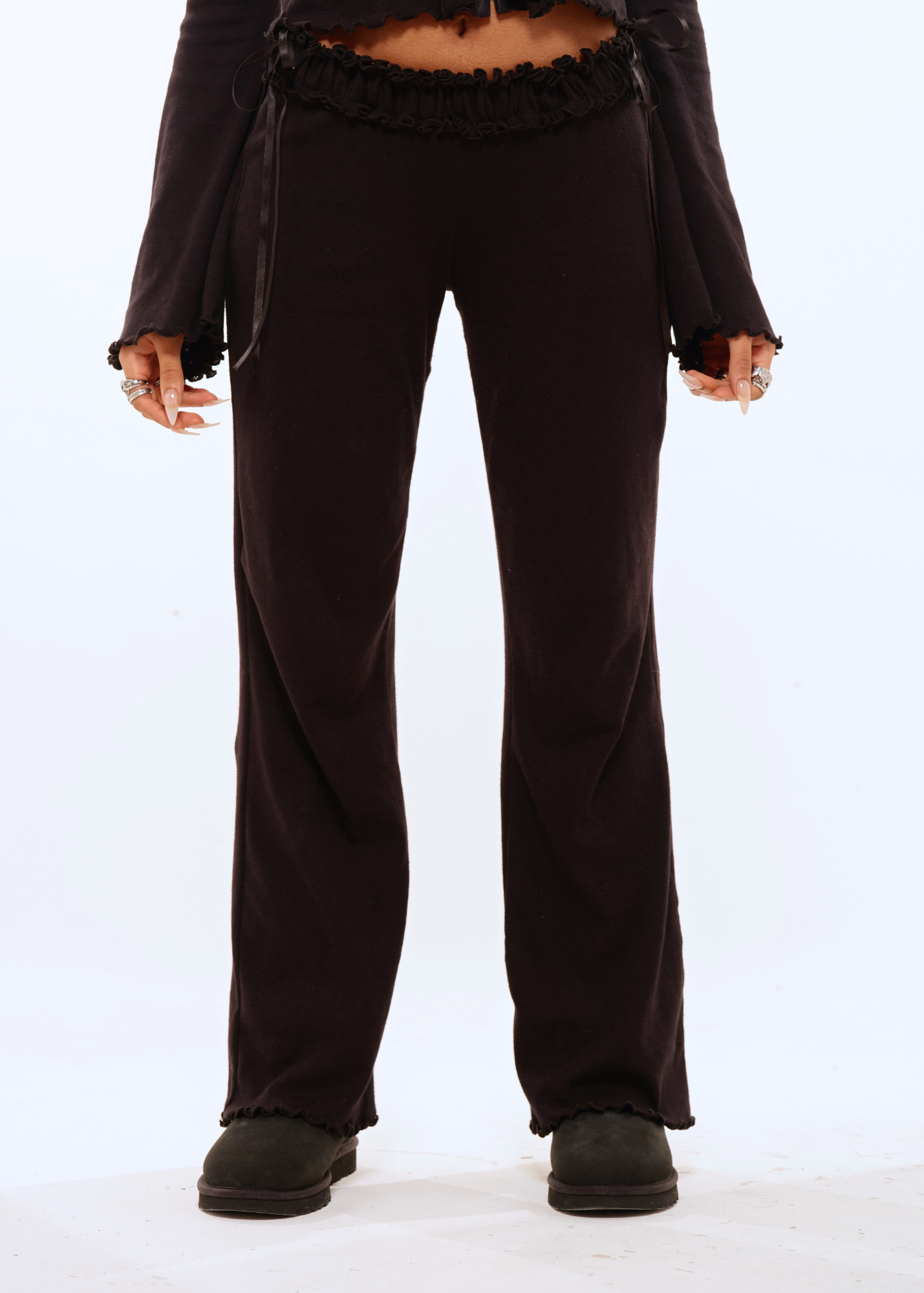 the matilda trousers in black