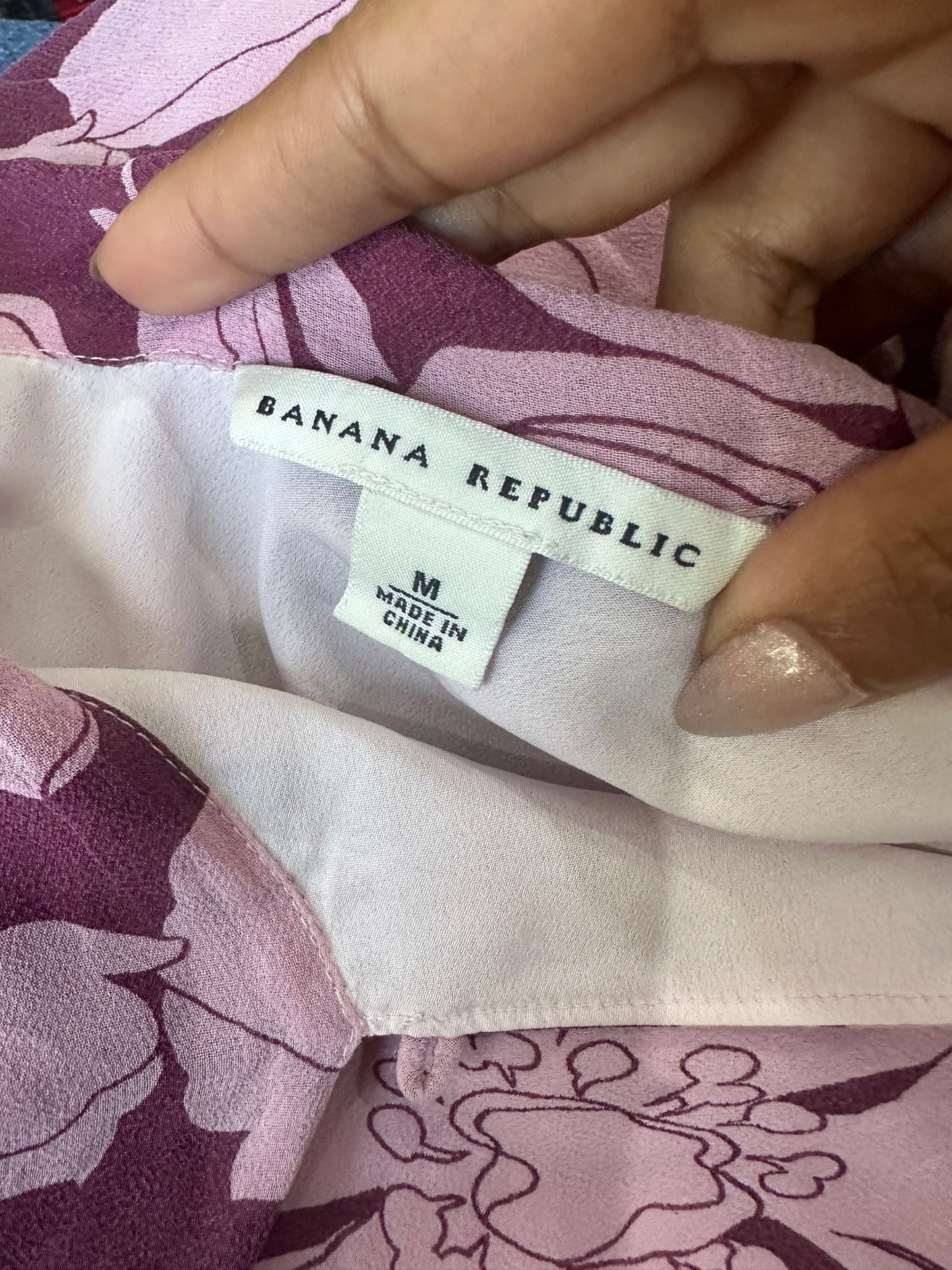 BEST PICKS | small purple banana republic high neck top
