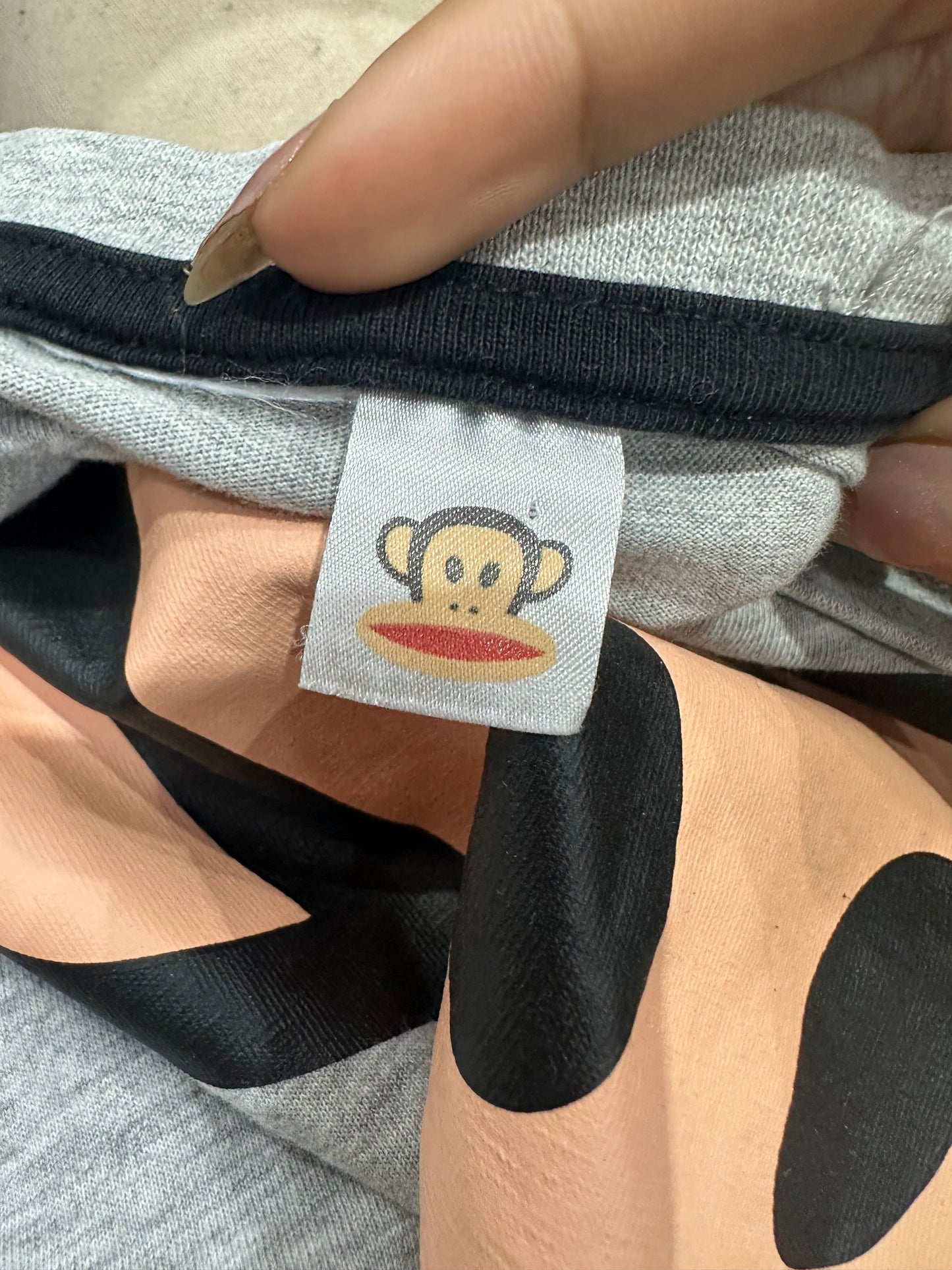 2016 edit | small grey paul frank logo t-shirt