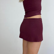 * vente d’échantillons | couleur: baie + bordeaux · article: jupe · détails: xs + lola