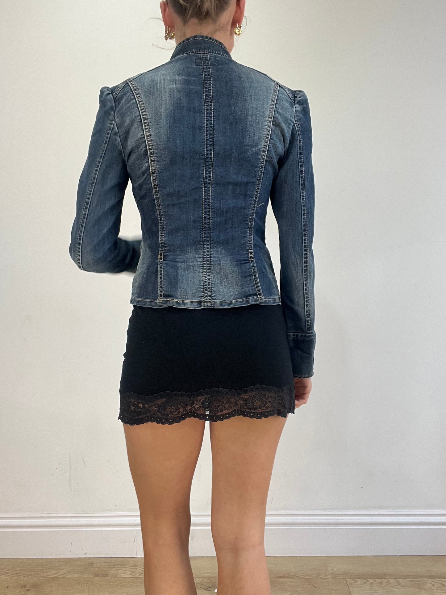 vintage edit sixteen | extra small dark wash denim jacket