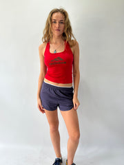 athleisure edit | small purple nike shorts