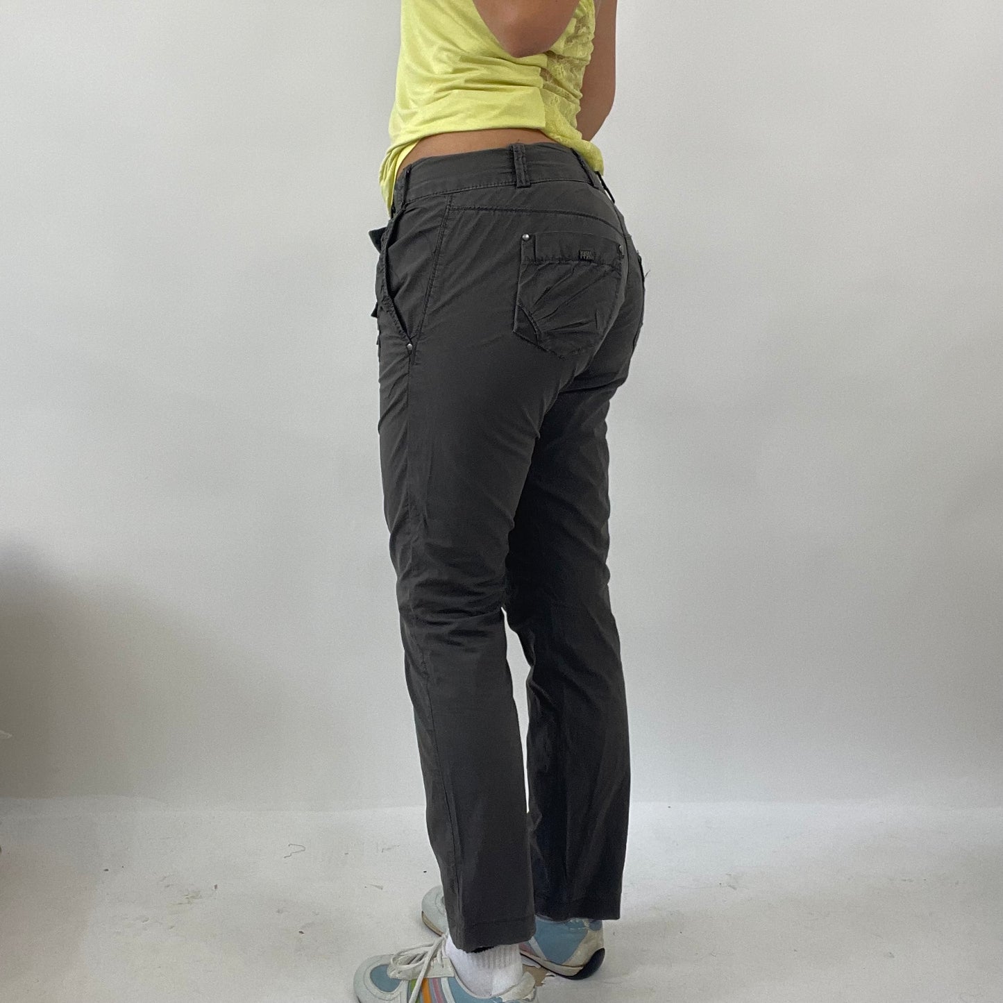 VINTAGE GEMS DROP | small grey miss sixty cargo trousers