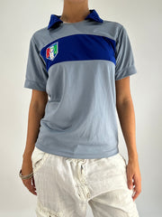 💻BEST PICKS | Pequeno azul 'italia' jersey desportivo de mulheres vestido superior