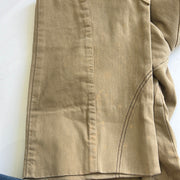 COASTAL COWGIRL DROP | extra small brown roberto cavalli 3/4 length trousers with pockets