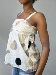 BEST PICKS | extra small white tommy hilfiger patterned cami top