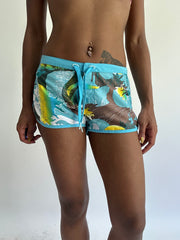 MEJORES SELECCIONES | pequeños mini shorts tropicales o’neill azules