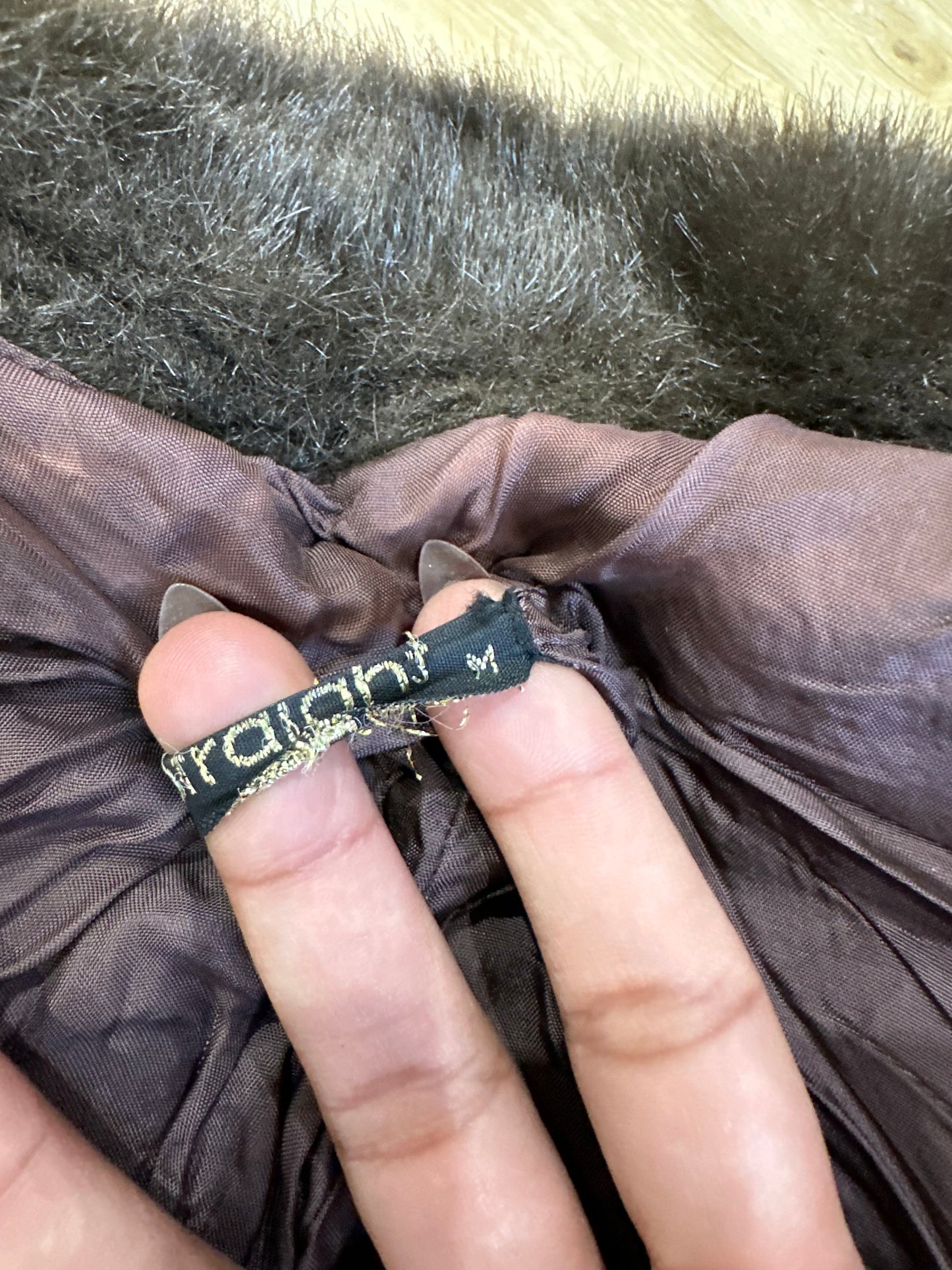 winter edit | medium brown faux fur tie up coat