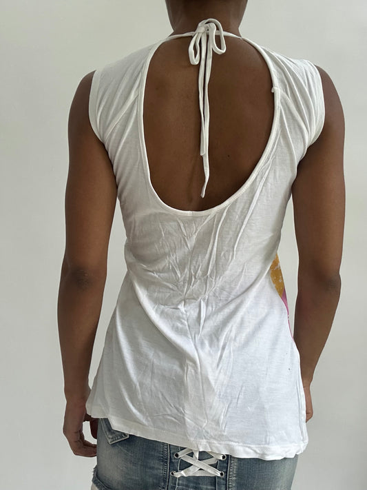 BEST PICKS | small white cut out detail tank top