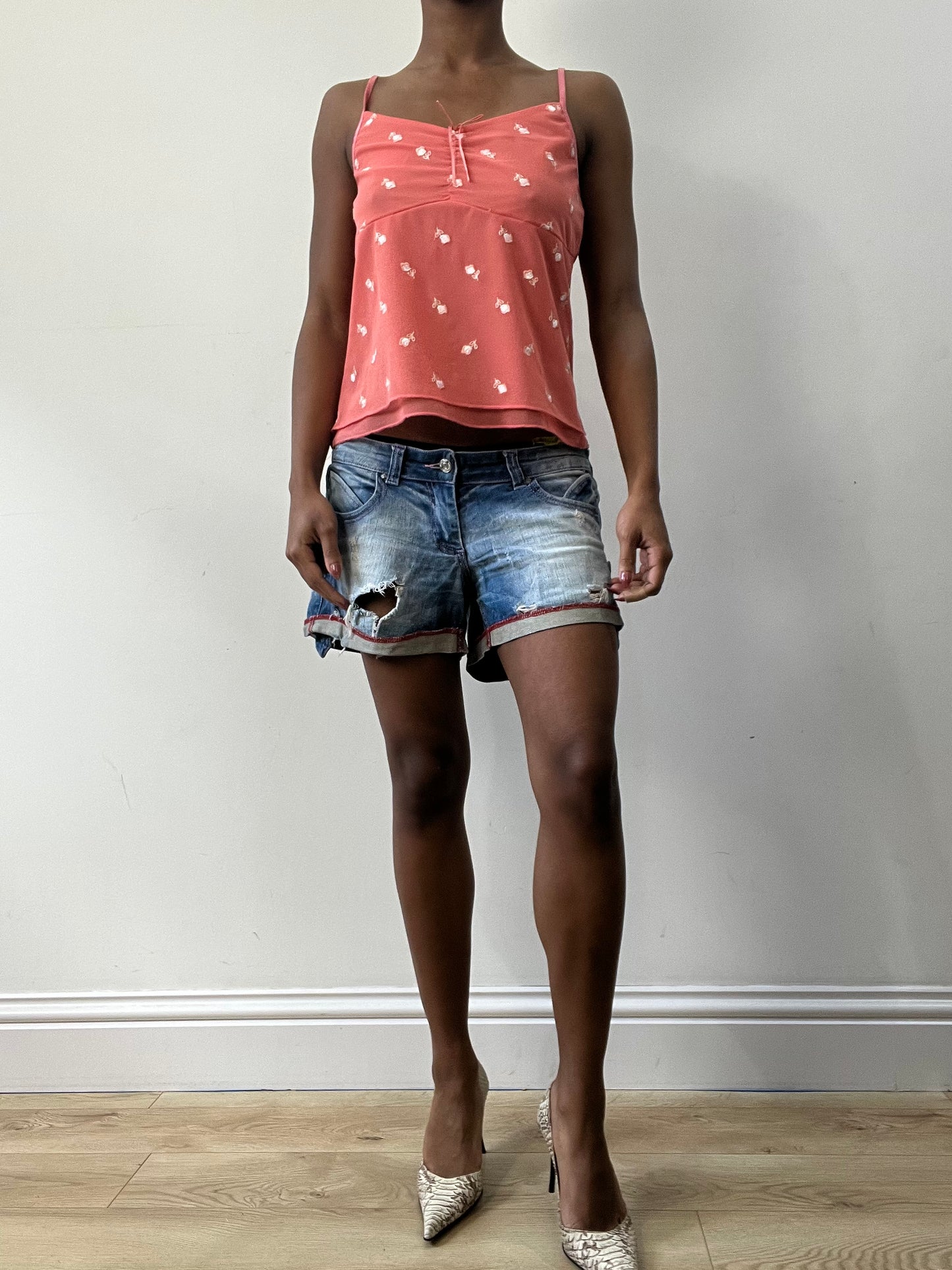 BEST PICKS | medium pink mesh cami top