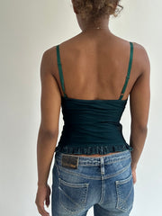 BEST PICKS | small blue iridescent corset style top