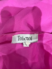 Y2K| medium pink backless midi dress