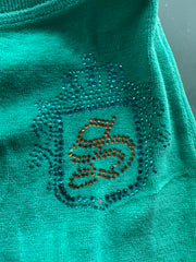 summermaxxing drop | small green velour sweatpants