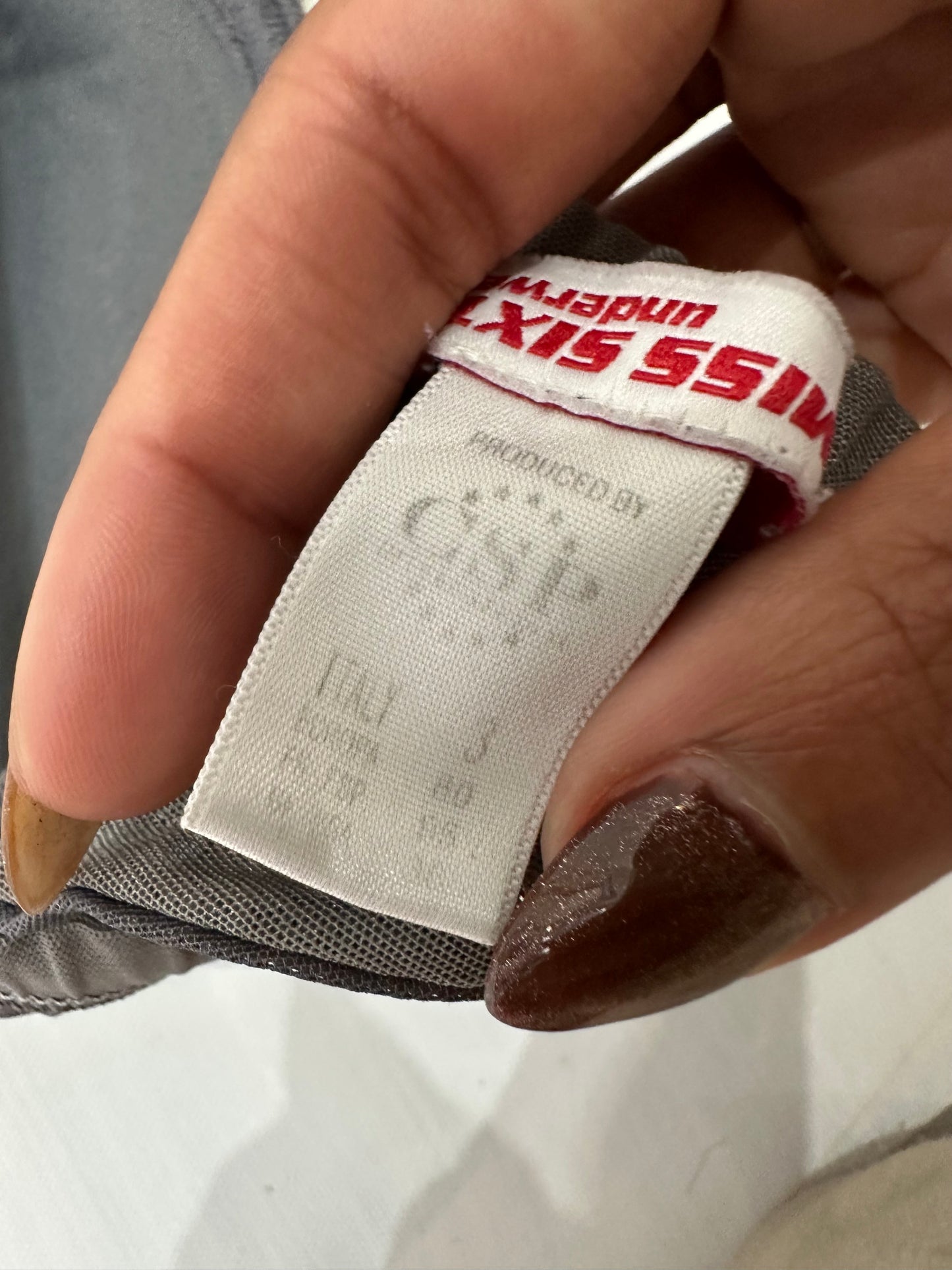 vintage edit: valentine’s day | small/medium grey miss sixty bra