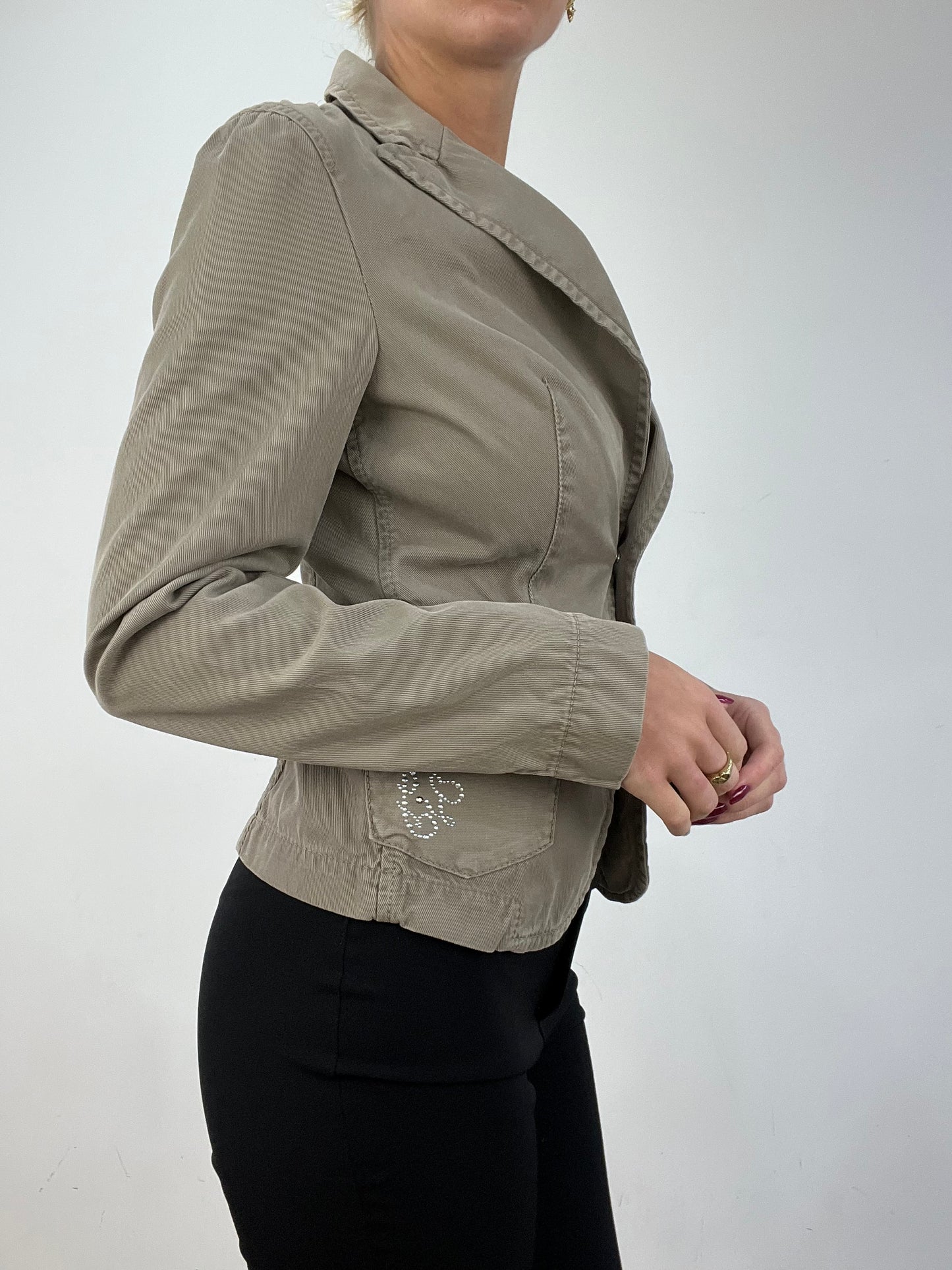 vintage edit twelve | small grey liu jo blazer jacket