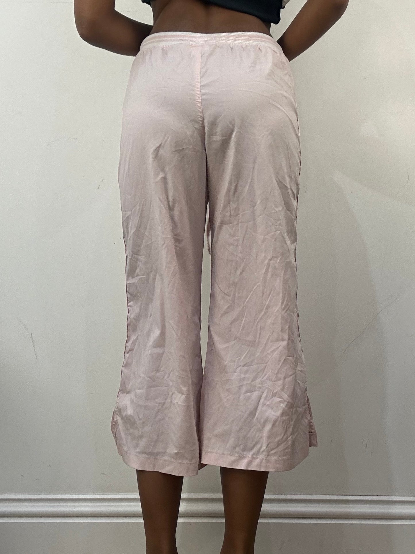athleisure edit | extra small/small pink cropped joggers