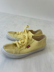 aquamarine drop | uk 6 yellow levi's canvas trainers
