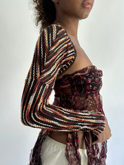 autumn picks | orange and black bolero