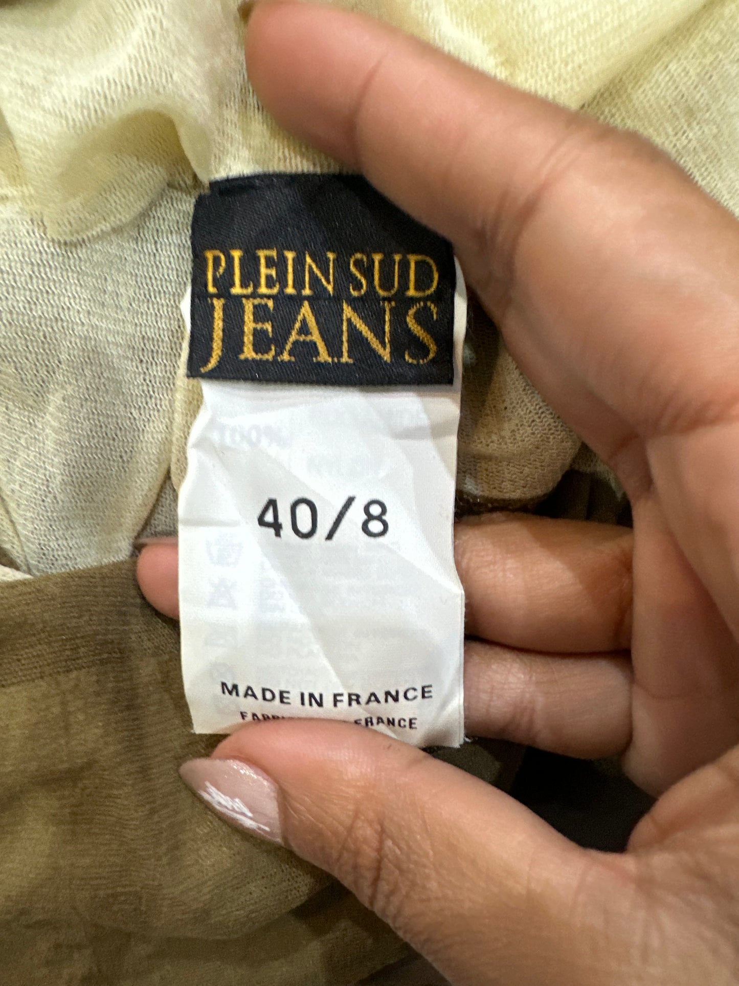 BEST PICKS | small khaki mesh overlay tank top