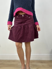 countryside | small purple corduroy skirt