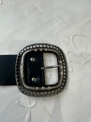 BEST PICKS | black belt with rhinestone statement buckle