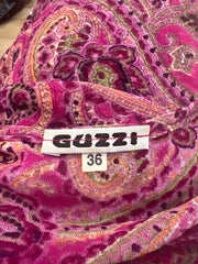 WINTER ESSENTIALS | top estampado paisley de color rosa mediano