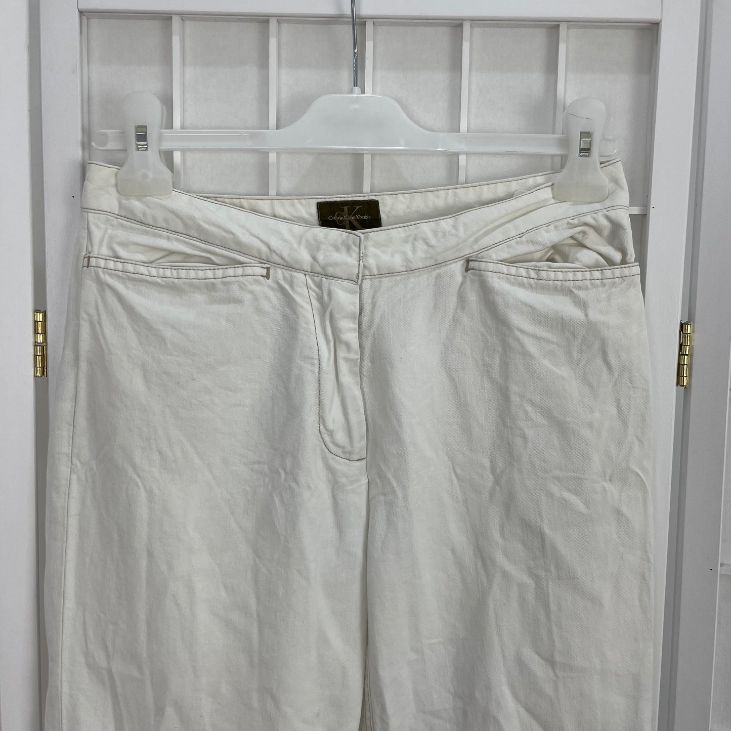 INSTA BADDIE DROP | XS white calvin klein jeans