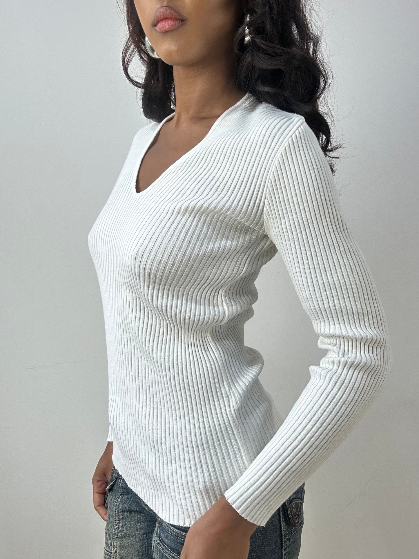 BEST PICKS | small white kookai ribbed jumper