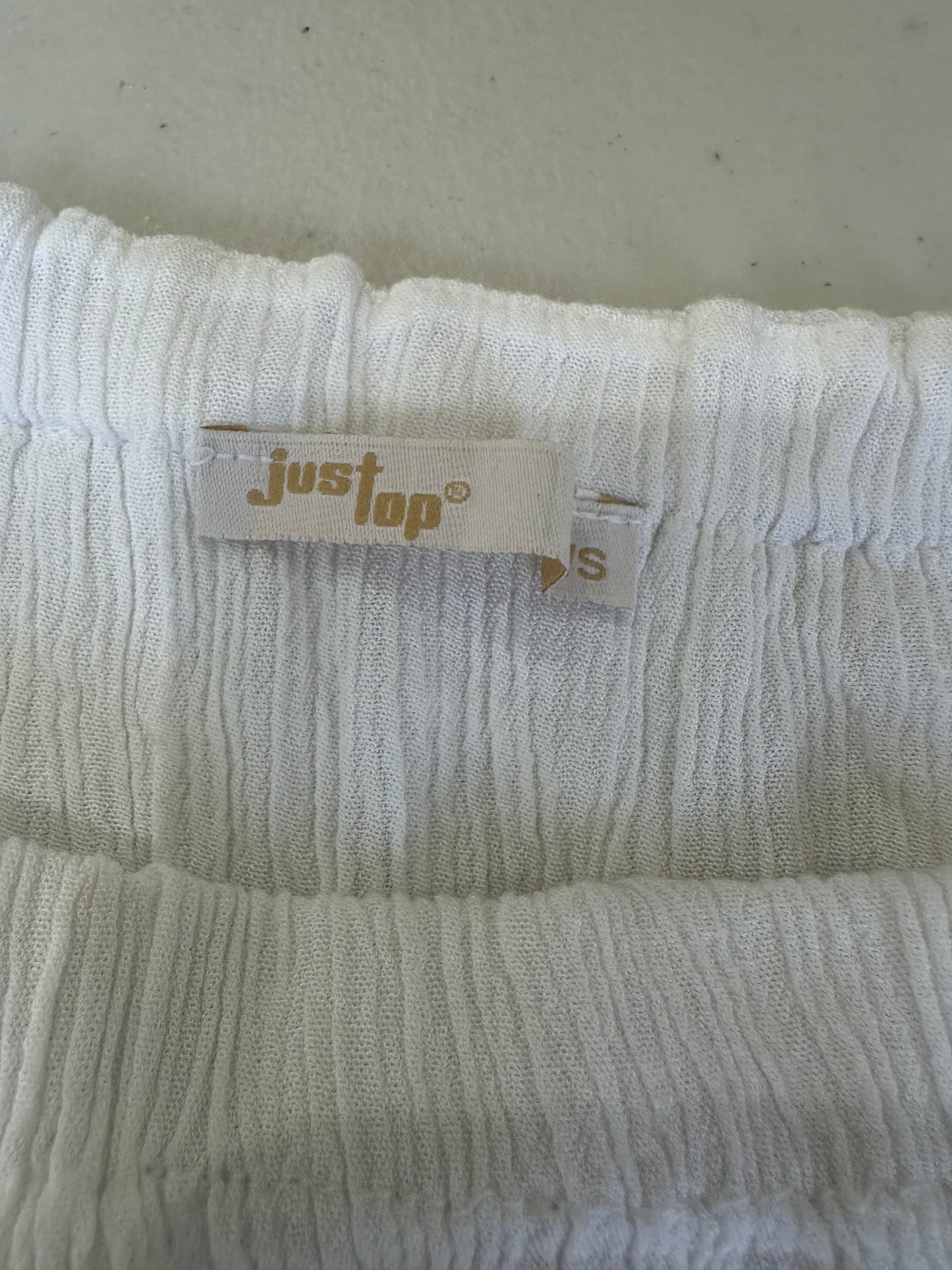 🧼french summer drop | small white sheer mini skirt