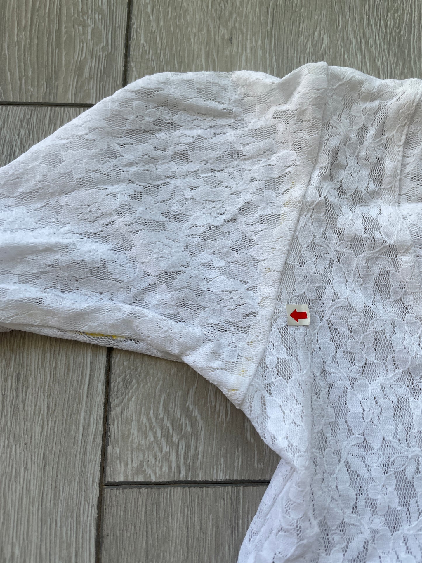 #297 SAMPLE SALE | small belle long sleeve in white