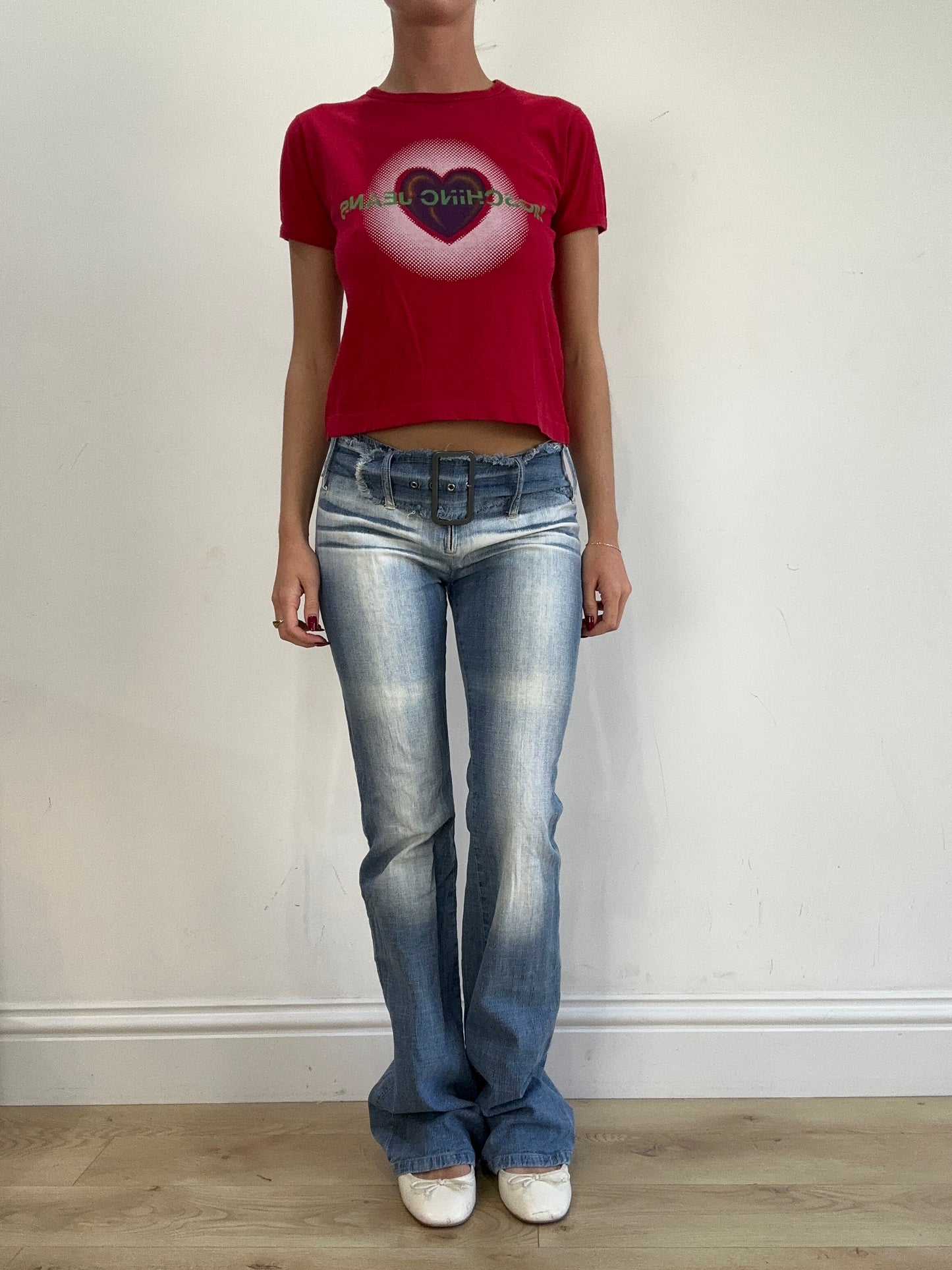 vintage edit sixteen | small light wash flared jeans